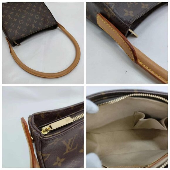 Louis Vuitton LV Shoulder Bag Looping MM Brown Monogram 845-081325 - Picture 7 of 14
